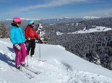 Skigebiet Folgaria Fiorentini - die Skitour dei Forti 