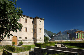 Valle dell'Adige - Trento - Palazzo Albere in primo piano e il Muse