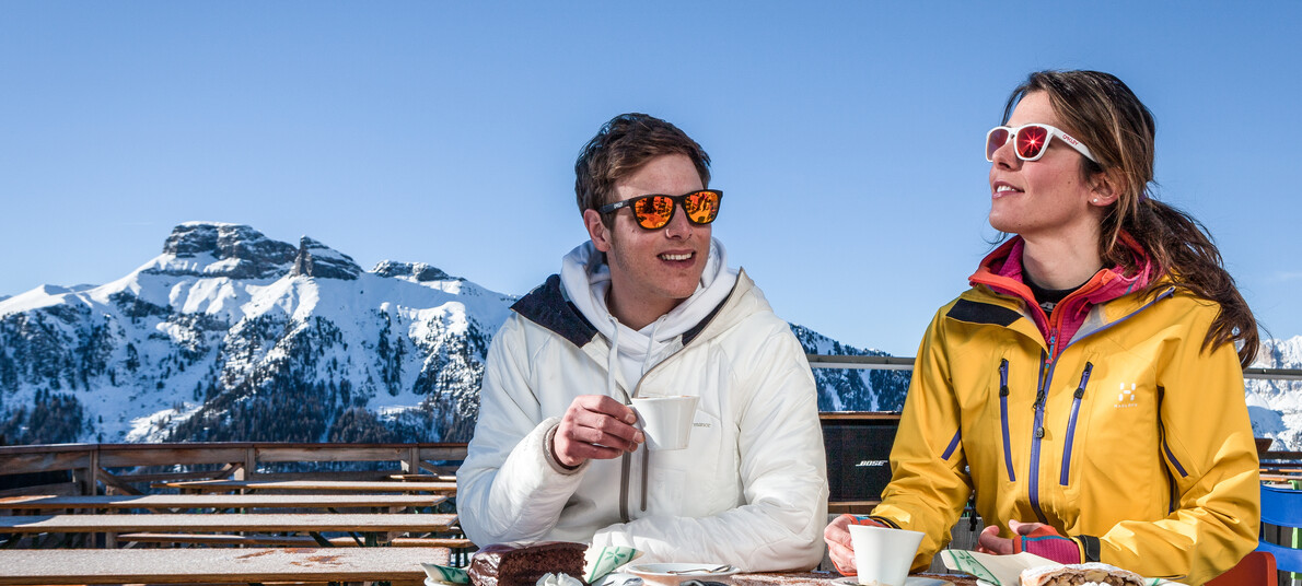Colazione al Rifugio Ciampolin - Vacanza neve in Trentino