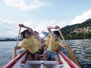 Озеро Кальдонаццо, Гонку на лодках-“драконах”