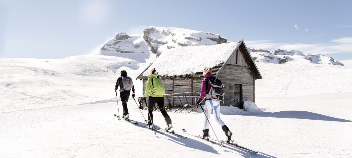 Erlebnisreiche Skitouren: Dolomiten verzaubern 