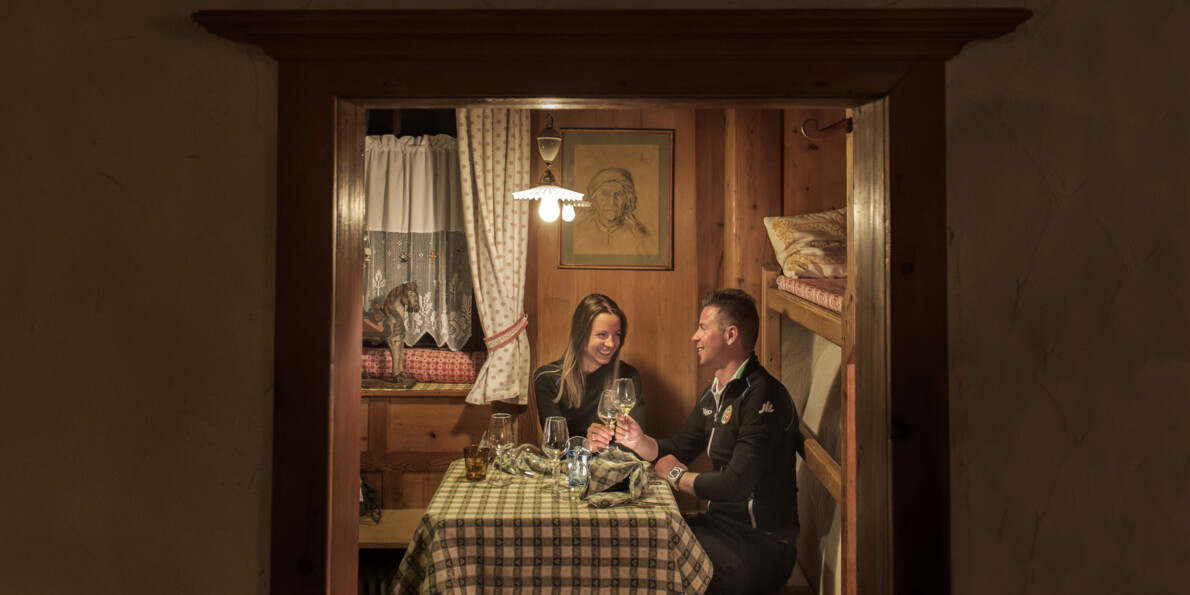 Val di Fassa - Passo San Pellegrino - Rifugio Fuciade - Cena