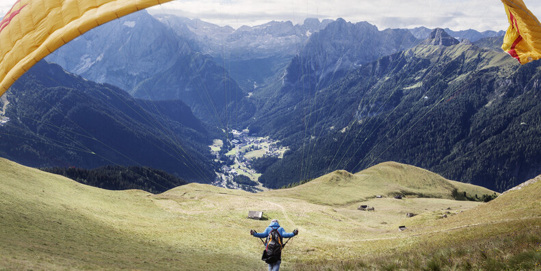 Val di Fassa - Campitello - Col Rodella - Gleitschirmfliegen