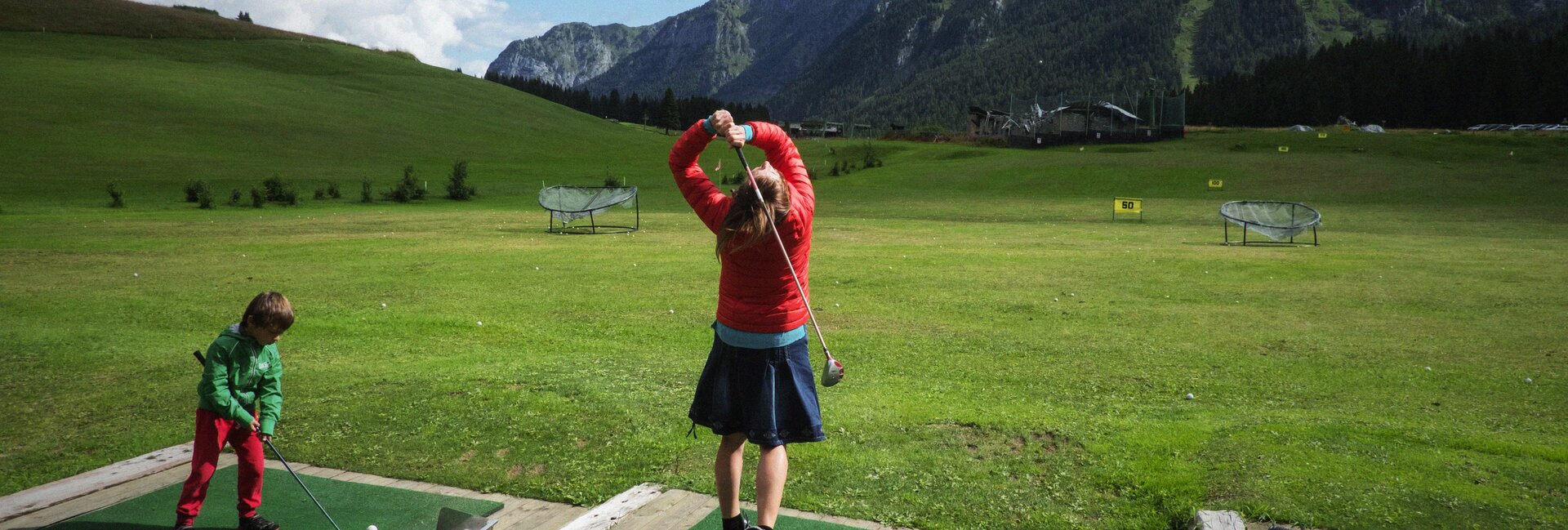 Madonna di Campiglio - Val Rendena - Kinder Golf spielen