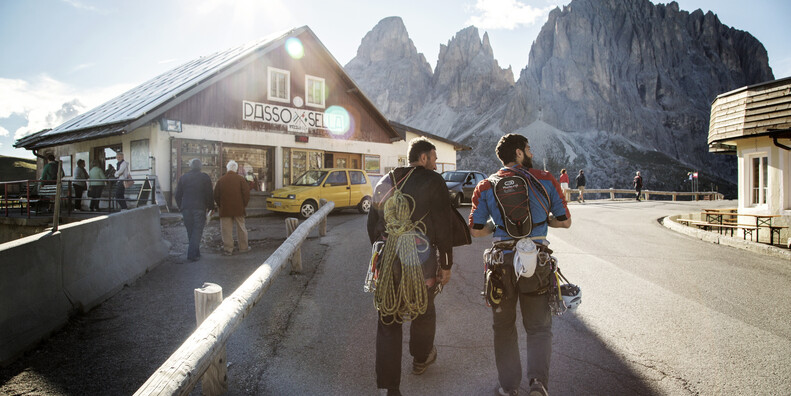 Val di Fassa - Passo Sella -  Alpinisme