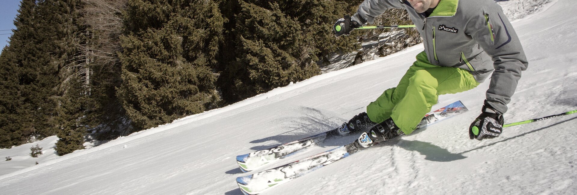 Folgaria - Passo Coe - Sciatore in pista
