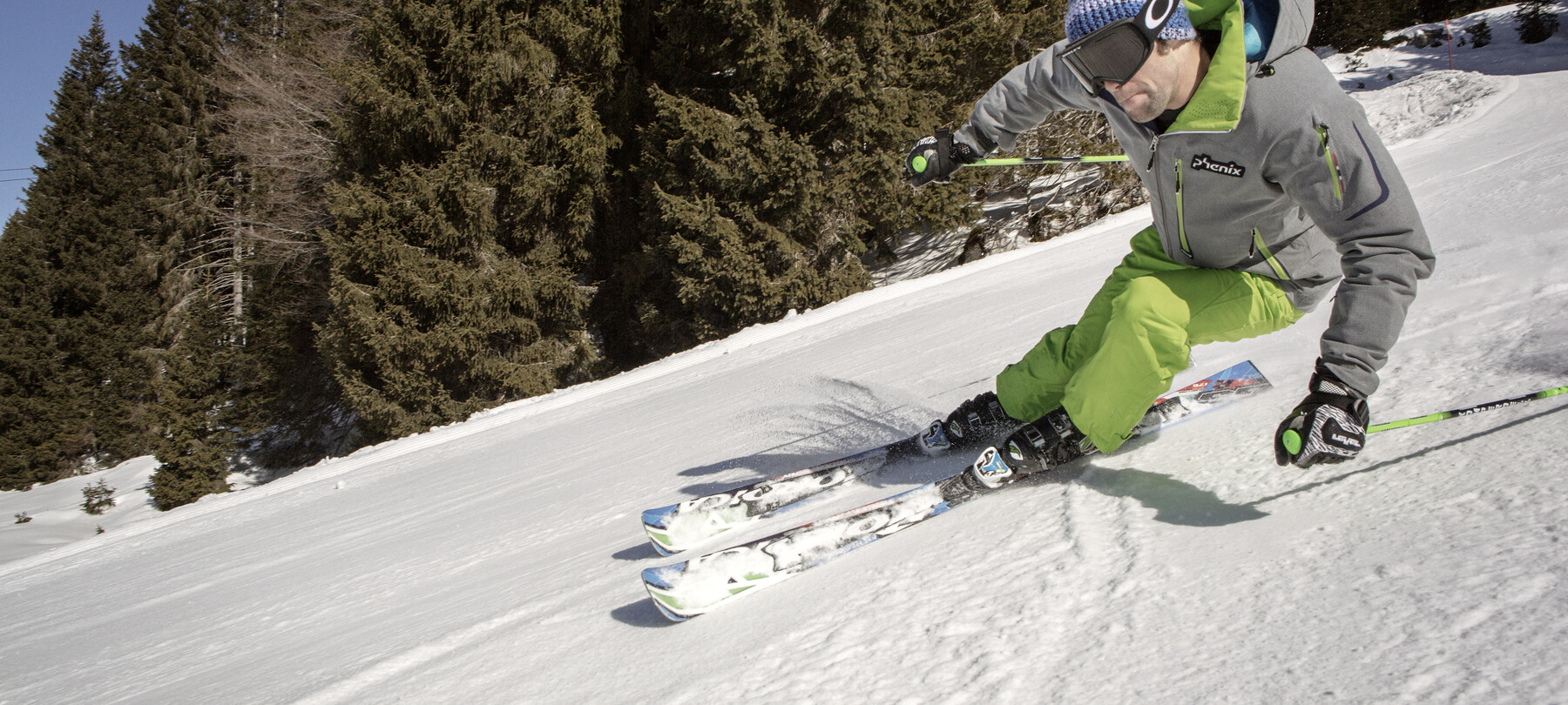 Folgaria - Passo Coe - Sciatore in pista
