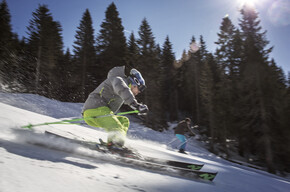 Folgaria - Passo Coe - Sciatore in pista
