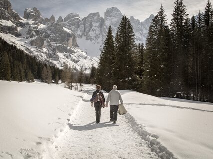 San Martino di Castrozza - Val Venegia - Passeggiata nella neve
