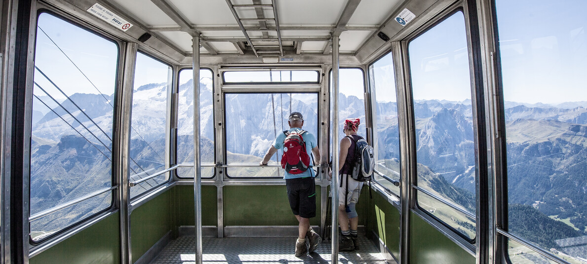 Wyciągi czynne w lecie - Dolomity Trentino