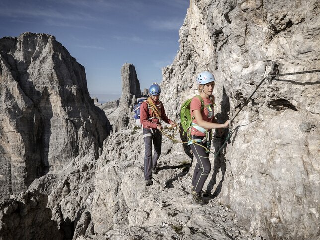 Madonna di Campiglio - Ekscytujące wakacje w górach –  Via ferrata