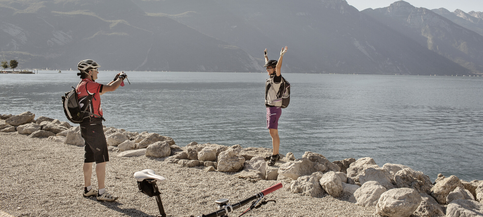 Le piste ciclabili sul lago di Garda