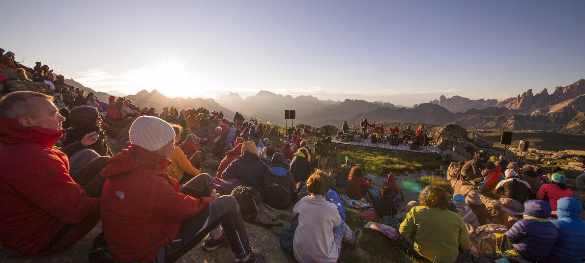 Musik in den Dolomiten
