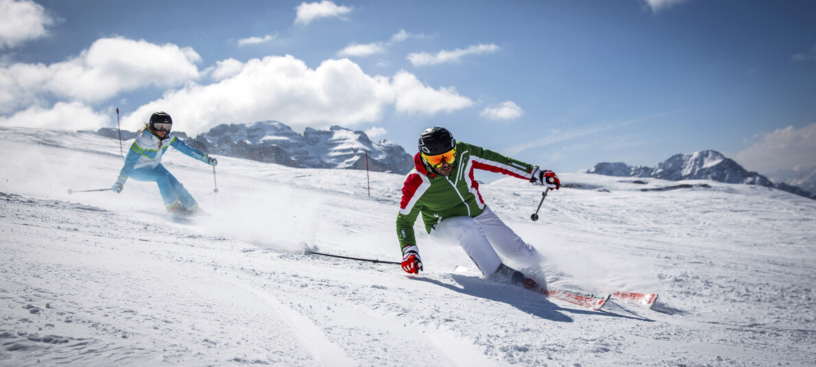 Nejlepší lyžařské oblasti Dolomit: Sellaronda a Madonna di Campiglio 