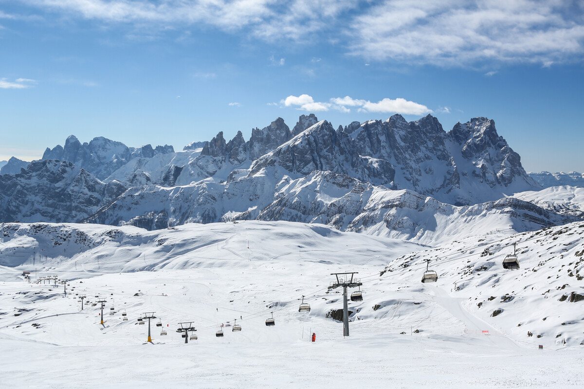 San Pellegrino Ski Map San Pellegrino Pass, Excursions And Trekking Near Moena - Discover Trentino  - Towns And Villages