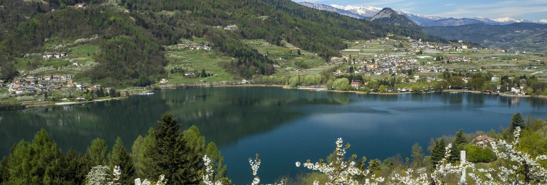 Lago di Caldonazzo in primavera