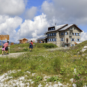 Schutzhütten in den Brenta-Dolomiten   