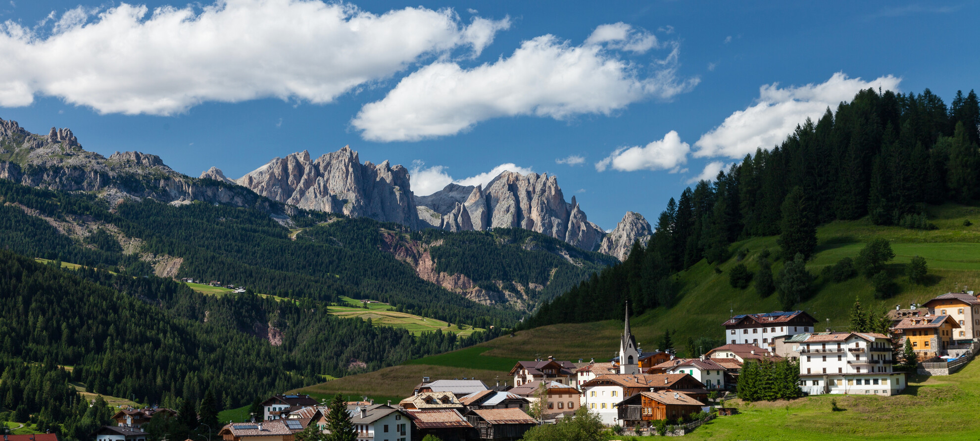 Val di Fassa - Moena - Am Fuße der schönsten Dolomiten des Trentino zu befinden