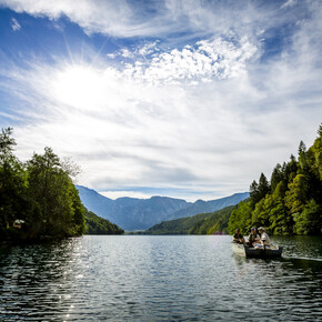 Lake Levico, lake surrounded by greenery where you can find peace and relaxation