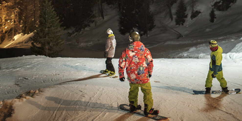 San Martino di Castrozza - Snowboard in notturna