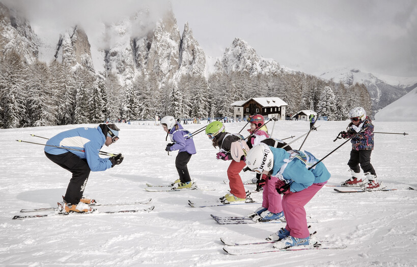 De skischolen van Trentino