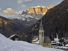 Val di Fassa - Anfahrt Canazei Winter
