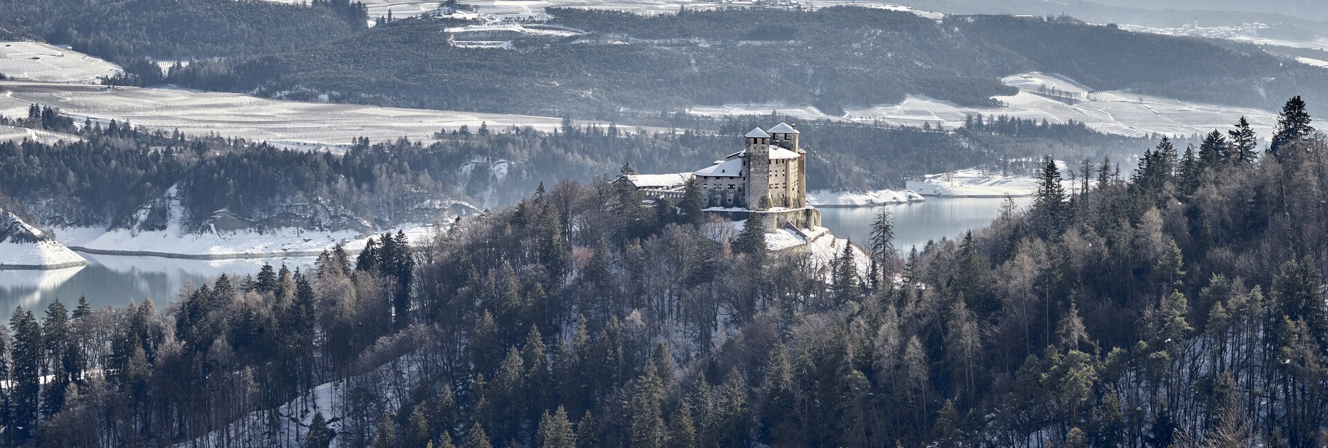 Val di Non - Castel Cles - Panorama invernale