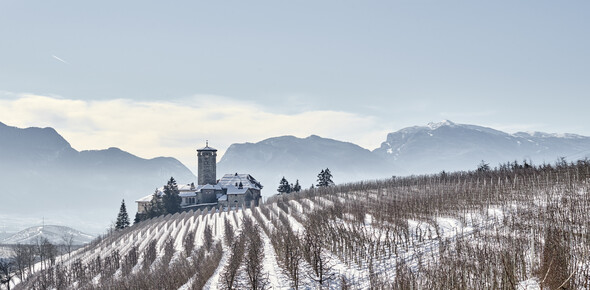 Val di Non - Castel Valer - Panorama invernale