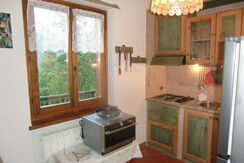 La cucina finestrata sul paesaggio