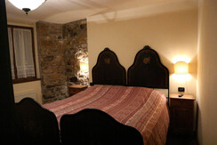 Room with exposed stones