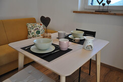 Particolare del tavolo