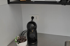 Macchina del caffè e kit cortesia