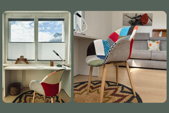 Pleasant and cheerful remote work