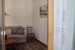 Acceso dal balcone direttamente sulla zona giorno