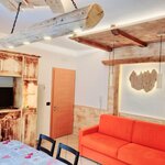 Foto Apartmán se dvema loznicemi a rozkladaci pohovkou pro dva v obyvacim pokoji 7 n