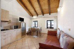 cucina  e soggiorno open space 1