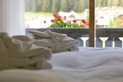 superior panoramic room hotel chalet pineta canaze