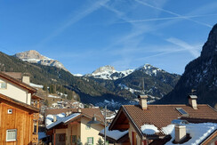 Vista dal balcone/camere