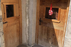 Laundry entrance door on the left