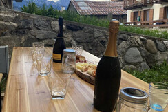 Outdoor table, available in summer