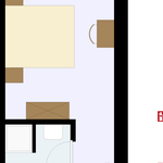 Foto di Camera country matr. con finestra in falda BB