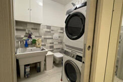 bagno di servizio + lavanderia