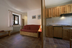 cucina e soggiorno appartamento 7