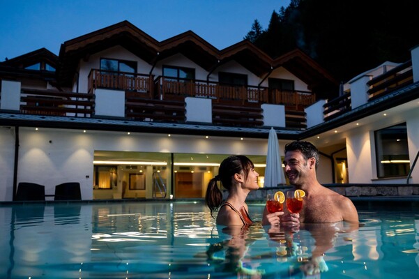 A drink under the stars