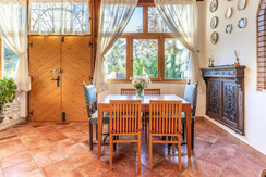 Dining room on the veranda
