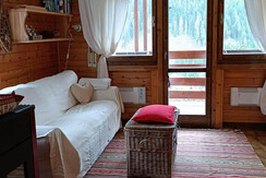 soggiorno con accesso alla terrazza panoramica