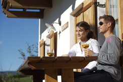 relax sul terrazzo dello chalet