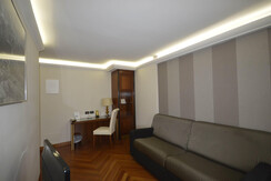 zona giorno con divano letto