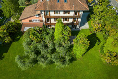 Vista aerea del giardino