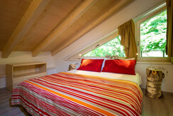 appartamento Casa Molini vista bosco - camera